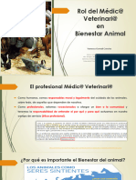 Rol Del Médico Veterinario en El Bienestar Animal