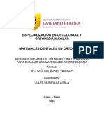Monografia de Materiales en Ortodoncia