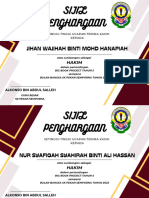 Sijil Penghargaan