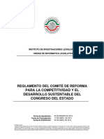 Reglamento Del Comite de La Reforma 13 Abril 2013