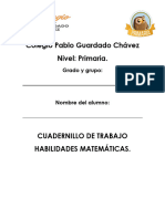 Cuadernillo de Habilidades Matemáticas