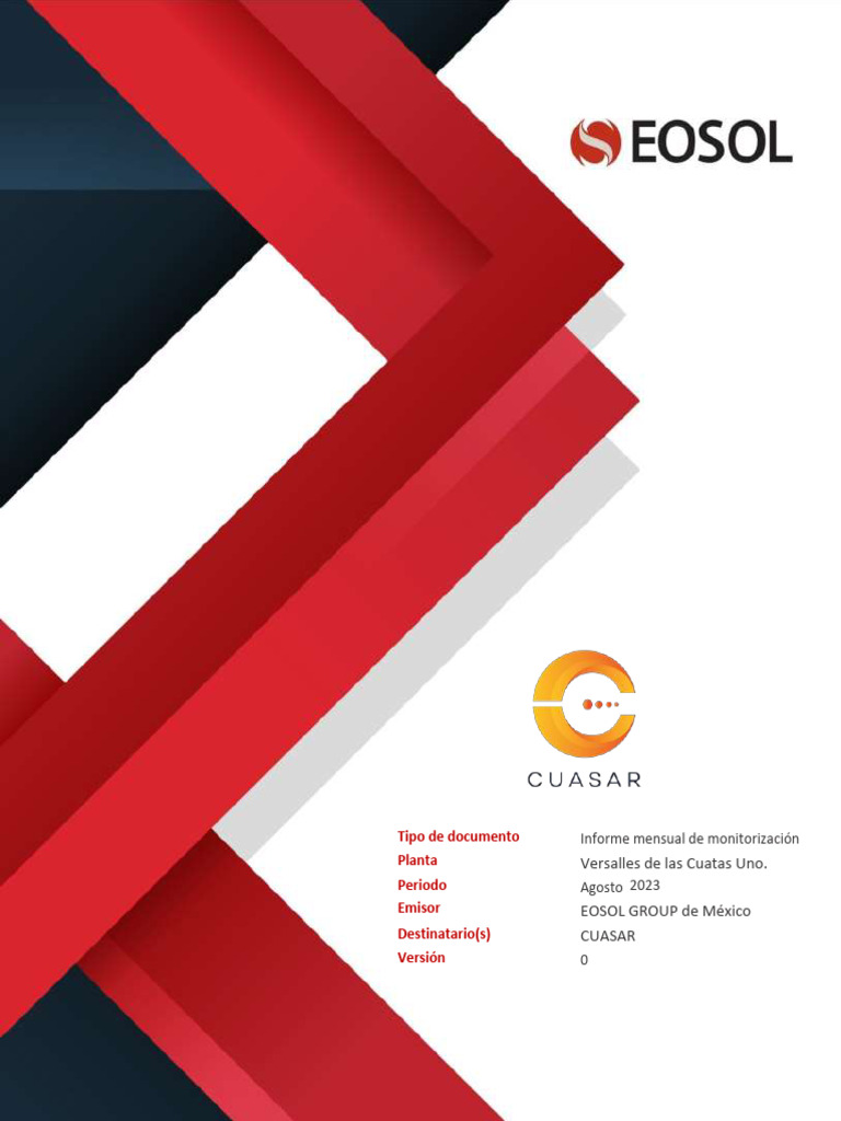 Informe Mensual de Monitoreo - Agosto 2023 | PDF