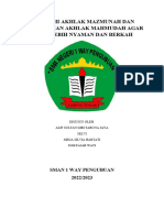 Menjauhi Akhlak Mazmunah Dan Membiasakan Akhlak Mahmudah Agar Hidup Lebih Nyaman Dan Berkah