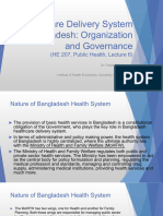 HE 207-PH - Lecture 6 - Levels of Healthcare Provision of Bangladesh (Updated)