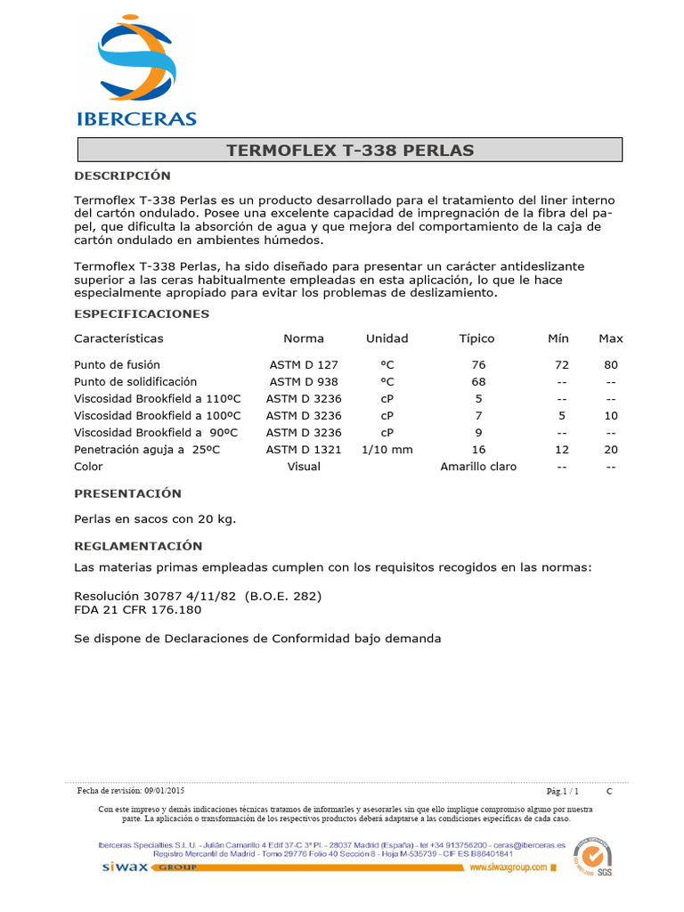 Termoflex T-338: Tratamiento Antideslizante | PDF | Materiales