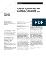 A Pilot Study On Safety and Clinical Utility of A Single-Use 72-Hour Indwelling Transesophageal Echocardiography Probe