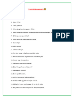 Level Checking Quiz