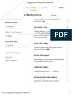 Contrat d'Agent Commercial - Mandat Commercial - Formulaire Modèle Word & PDF.2