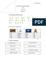 Evaluare Initiala CES