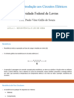 Aula 2 - Resistência e Lei de Ohm