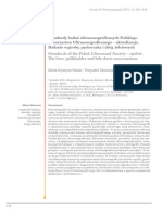 Standardy Badan Ultrasonograficznych Polskiego Towarzystwa Ultrasonograficznego Aktualizacja Badanie Watroby Pecherzyka I Drog Zolciowych