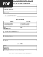Modelo de Recitativo CCB para Imprimir | PDF | Pentecostalismo ...