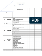 Evaluare Initiala Fisa Cls 0