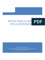 Notas para Clases Etica Profesional Pedagógica. Dra Celeiro