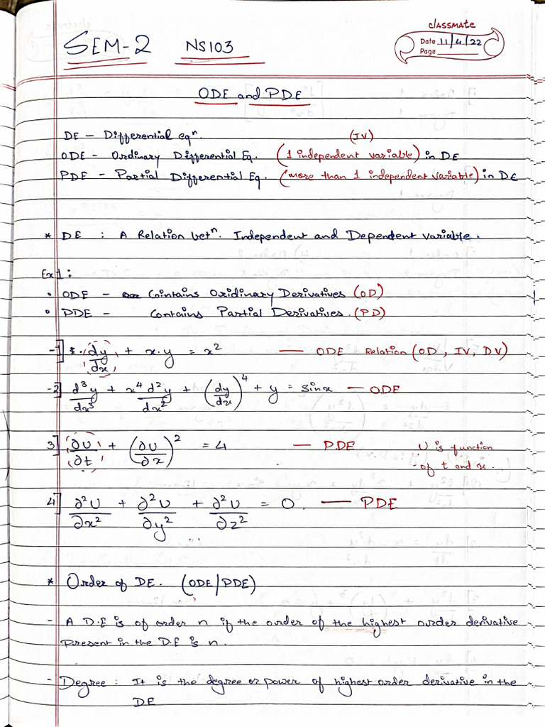 Maths notes pdf