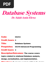 Lecture - 1 - Introduction To Database Systems