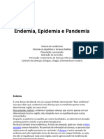 Endemia, Epidemia e Pandemia