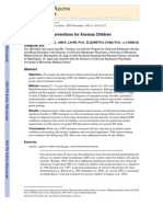 School-Based Interventions for Anxious Children