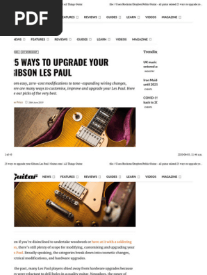 25 ways to upgrade your Gibson Les Paul-WIDE