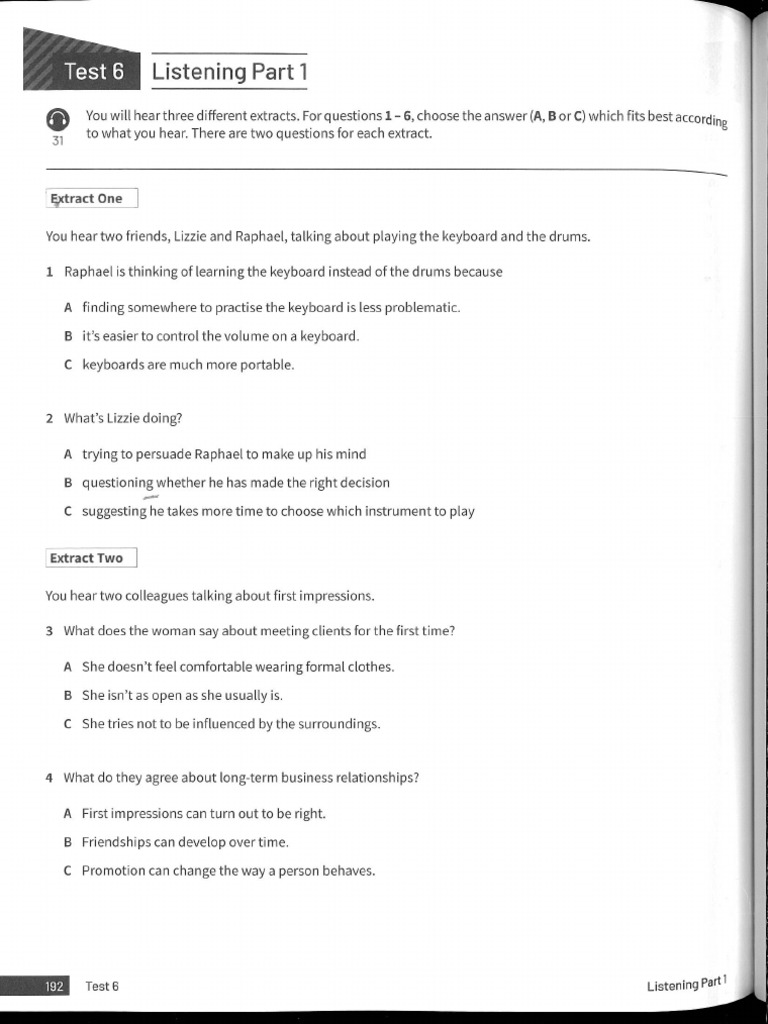 Test 6 L | PDF