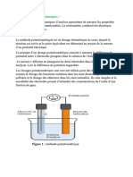 Les Méthodes Électrochimiques