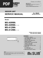 Mitsubishi MS-A09-12WA - Service - OB448C - 10-08