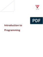 Ch1 - Introduction To Programming