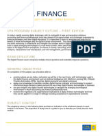 Subject Outline Digital Finance