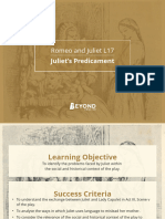 Romeo and Juliet L17 - Juliet's Predicament PowerPoint