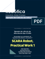 Robotica - Ejemplo de Cálculo de Articulación