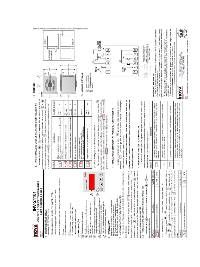INOVA Manual-Tecnico-Inv24101 Rev 1 | PDF