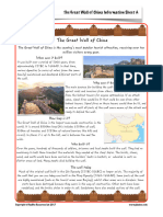 Great Wall of China Sheet
