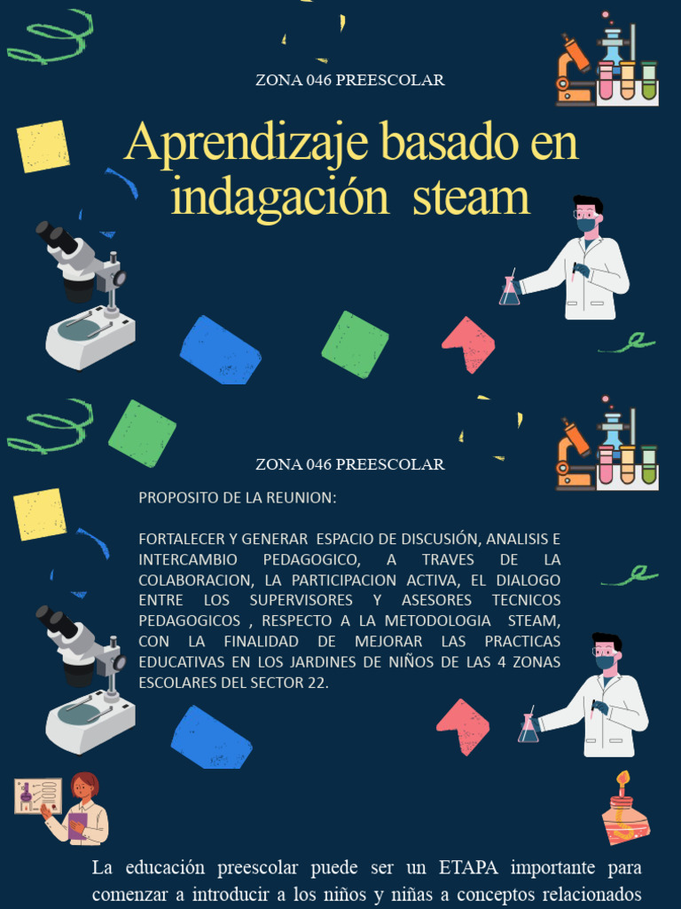 Metodología STEAM en Preescolar | PDF | Educación de la primera ...