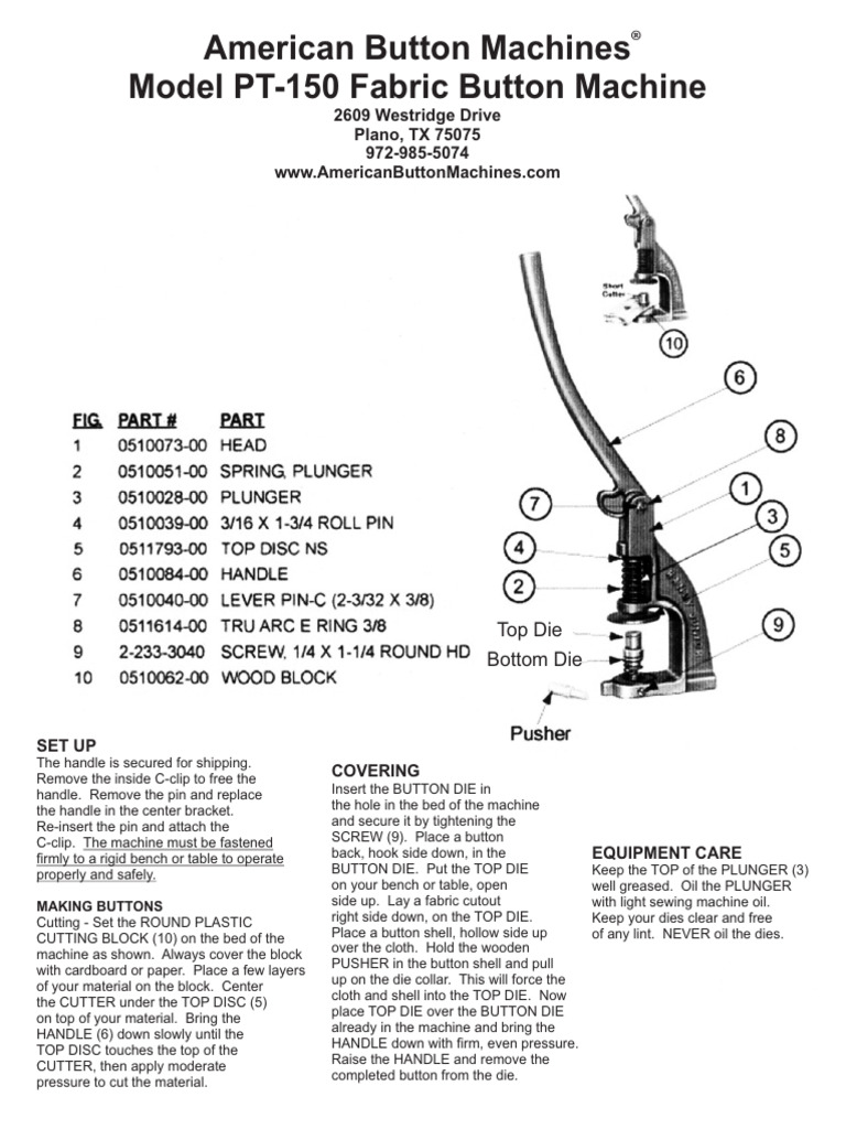 PT150 Green Machine PDF