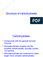Cells and Sugars 3-Carbohydrate Structure-Student