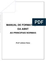 Manual de Formatação ABNT