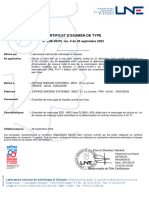 Certificat LNE 39375-0 Sign