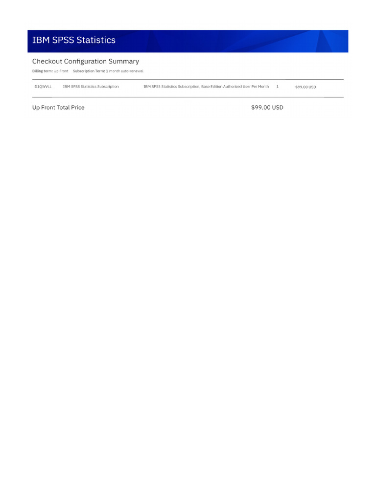 Ibm Spss Statistics Subscription 2023 9 19 Pdf