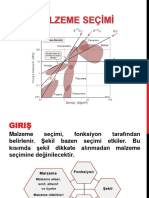 Malzeme Seçimi