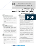 Cns307 Analista de Educacao Basica Aeb Assistente Social Naecns307 Tipo 1