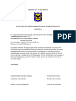 Certificado de Bomberos