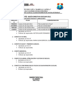 Comites Según Directiva Escolar 2012