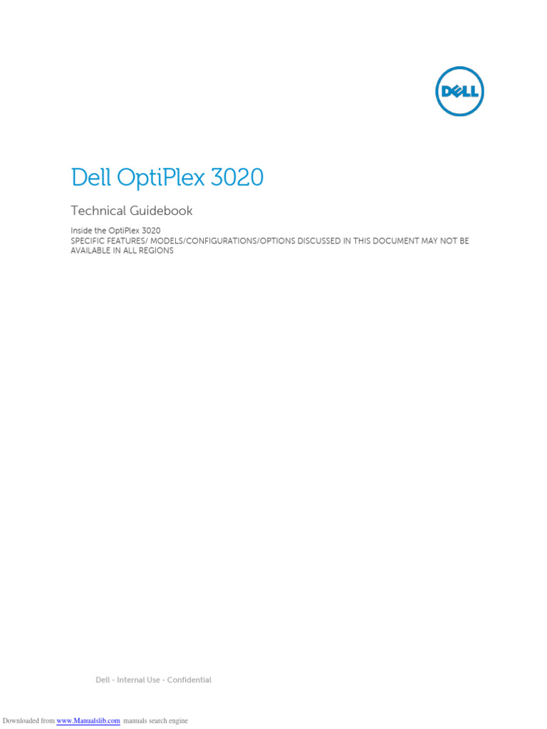Optiplex 3020 | PDF | Computer Science | Computer Architecture