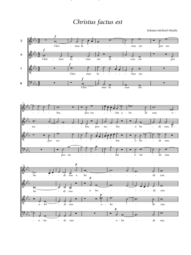 Christus Factus Est PDF