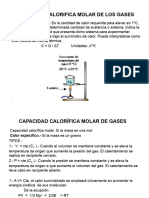 Capacidad Calorifica Molar Gases