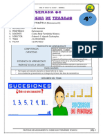 4° Semana 4-Sucesiones - Razonamiento