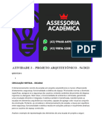 5388 Assessoria Atividade 3 - Projeto Arquitetônico - 54 2023