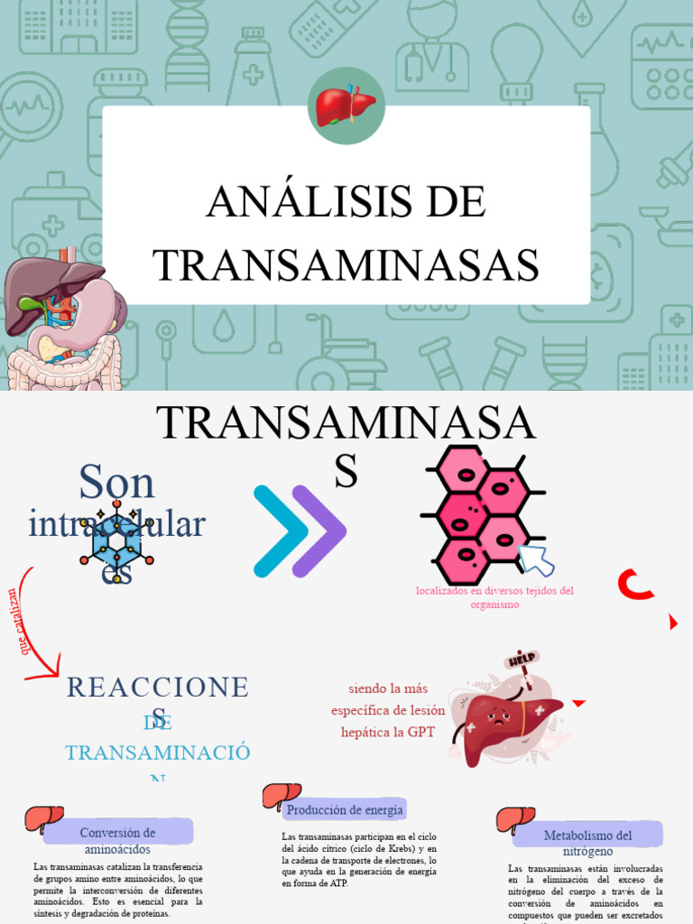 Análisis de Transaminasas | PDF | Transaminasa | Alanina transaminasa