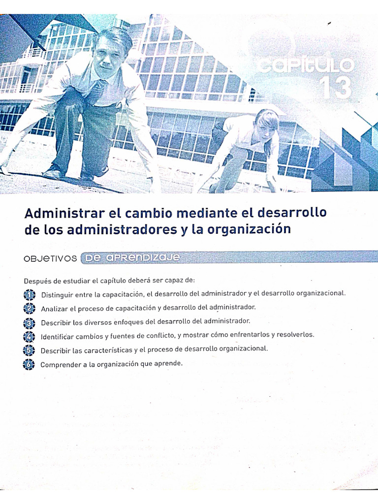 Desarrollo de Administradores y Cambio Organizacional | PDF | Business ...