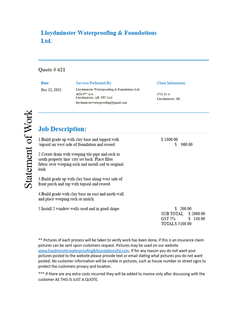 Quote Template | PDF